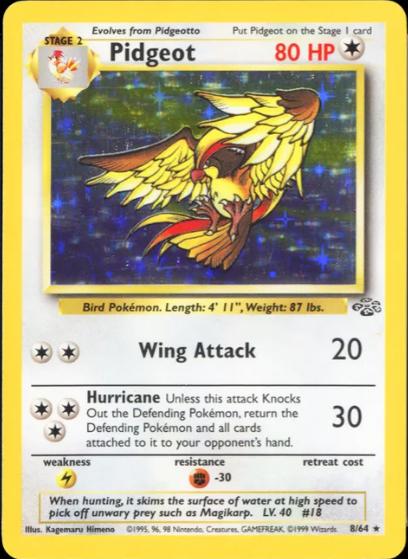 Pidgeot (8) (8) [Jungle] Unlimited Holofoil - Deck Out Gaming