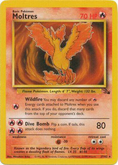 Moltres (27) (27) [Fossil] Unlimited - Deck Out Gaming
