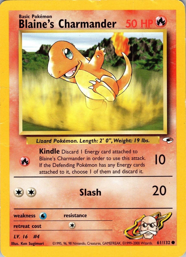 Blaine's Charmander (61) [Gym Heroes] Unlimited - Deck Out Gaming