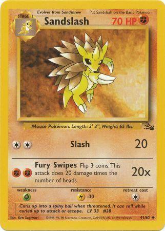 Sandslash (41) [Fossil] Unlimited - Deck Out Gaming