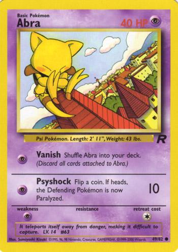 Abra (49) [Team Rocket] Unlimited - Deck Out Gaming
