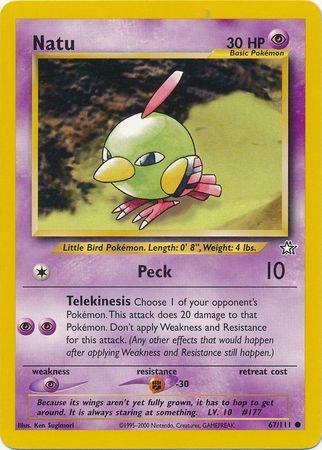 Natu (67) [Neo Genesis] Unlimited - Deck Out Gaming