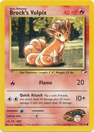 Brock's Vulpix (73) [Gym Heroes] Unlimited - Deck Out Gaming