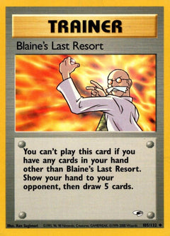 Blaine's Last Resort (105) [Gym Heroes] Unlimited - Deck Out Gaming