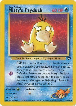 Misty's Psyduck (90) [Gym Challenge] Unlimited - Deck Out Gaming