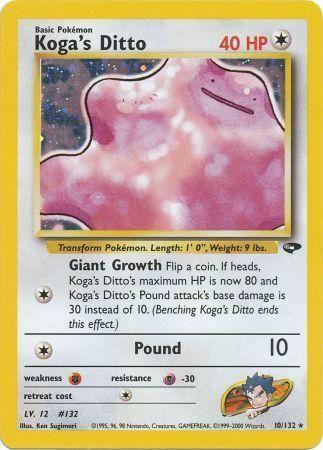 Koga's Ditto (10) [Gym Challenge] Unlimited Holofoil - Deck Out Gaming