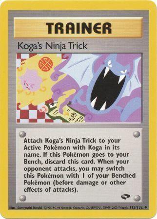 Koga's Ninja Trick (115) [Gym Challenge] Unlimited - Deck Out Gaming