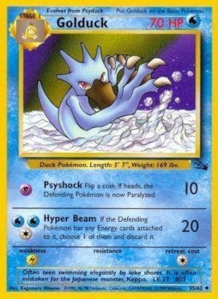 Golduck (35) [Fossil] Unlimited - Deck Out Gaming