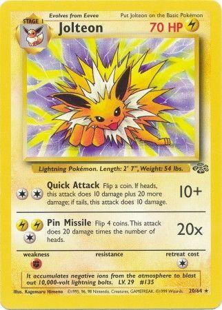 Jolteon (20) (20) [Jungle] Unlimited - Deck Out Gaming