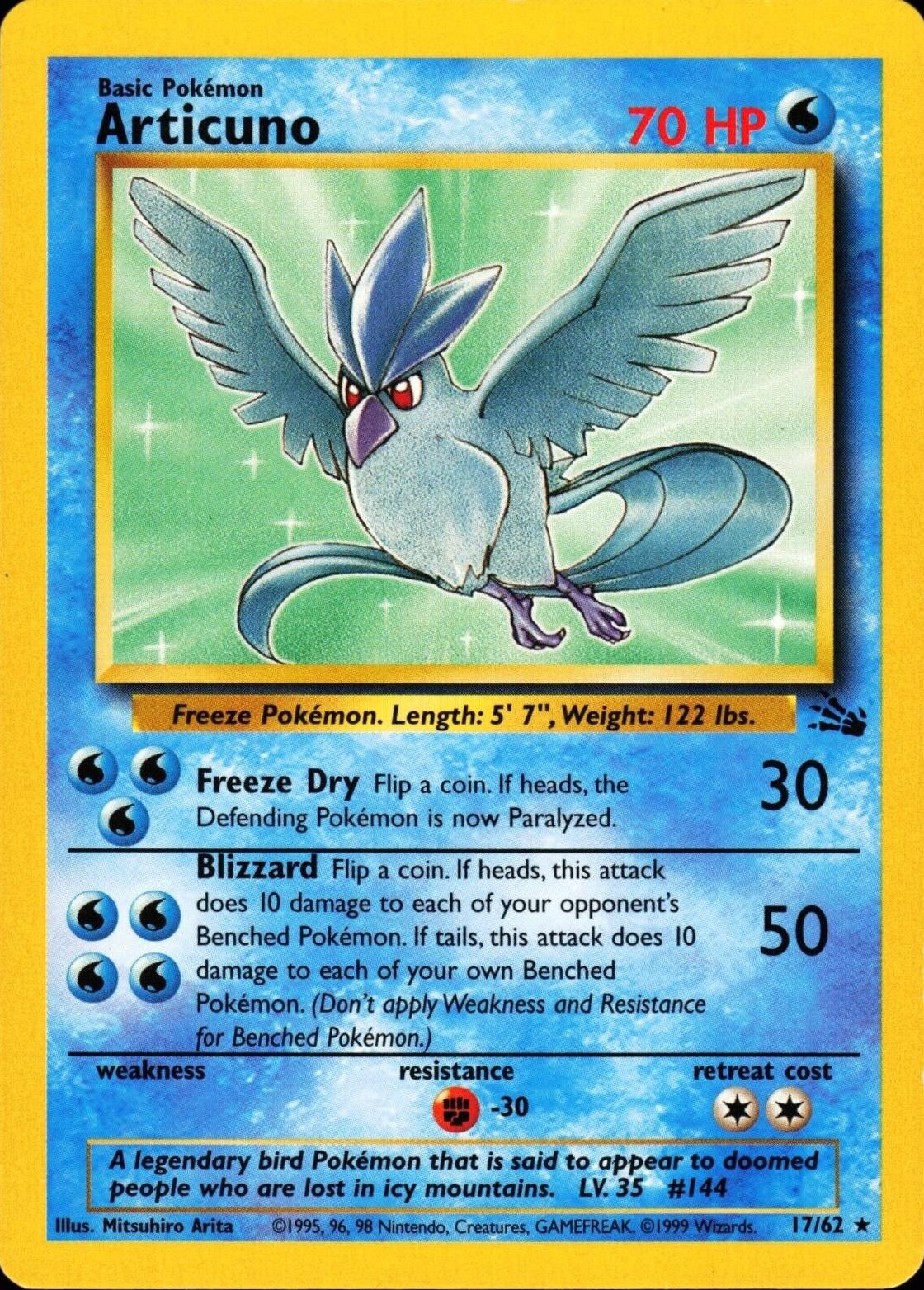 Articuno (17) (17) [Fossil] Unlimited - Deck Out Gaming