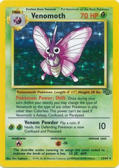 Venomoth (13) (13) [Jungle] Unlimited Holofoil - Deck Out Gaming