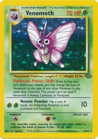 Venomoth (13) (13) [Jungle] Unlimited Holofoil - Deck Out Gaming