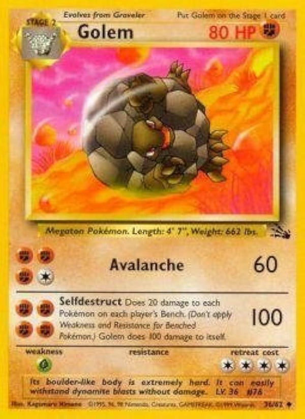 Golem (36) [Fossil] Unlimited - Deck Out Gaming