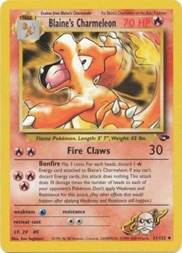 Blaine's Charmeleon (31) [Gym Challenge] Unlimited - Deck Out Gaming