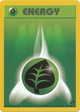 Grass Energy (129) [Gym Challenge] Unlimited - Deck Out Gaming