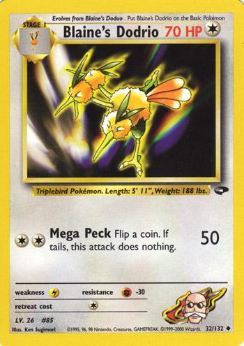 Blaine's Dodrio (32) [Gym Challenge] Unlimited - Deck Out Gaming