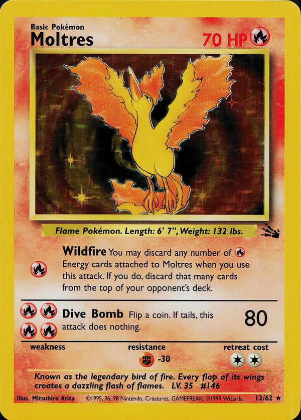 Moltres (12) (12) [Fossil] Unlimited Holofoil - Deck Out Gaming
