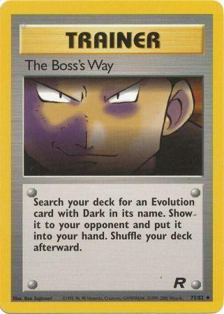 The Boss's Way (73) [Team Rocket] Unlimited - Deck Out Gaming