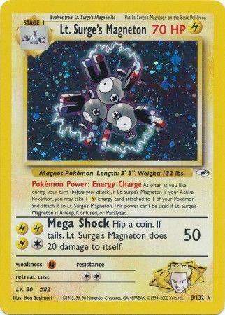 Lt. Surge's Magneton (8) [Gym Heroes] Unlimited Holofoil - Deck Out Gaming