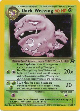 Dark Weezing (14) (14) [Team Rocket] Unlimited Holofoil - Deck Out Gaming