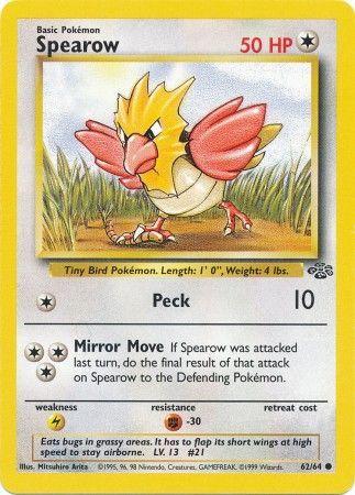 Spearow (62) [Jungle] Unlimited - Deck Out Gaming