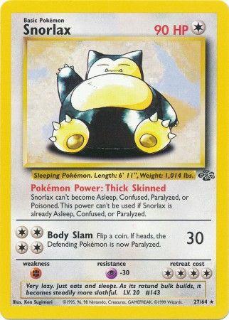 Snorlax (27) (27) [Jungle] Unlimited - Deck Out Gaming