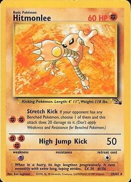Hitmonlee (22) (22) [Fossil] Unlimited - Deck Out Gaming