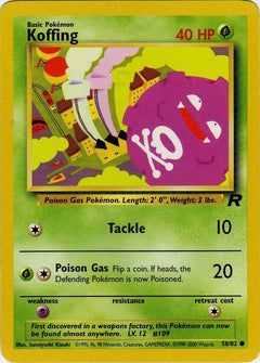Koffing (58) [Team Rocket] Unlimited - Deck Out Gaming