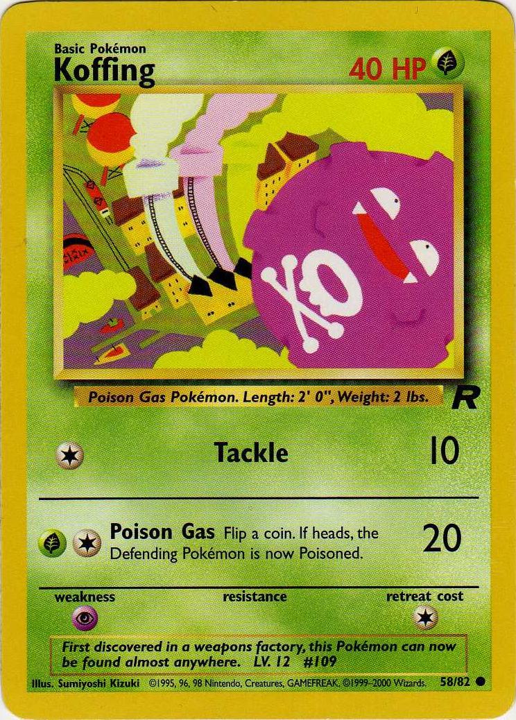 Koffing (58) [Team Rocket] Unlimited - Deck Out Gaming