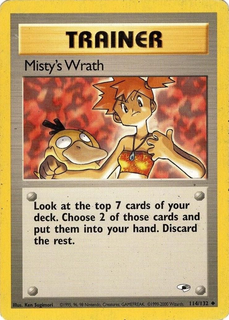 Misty's Wrath (114) [Gym Heroes] Unlimited - Deck Out Gaming