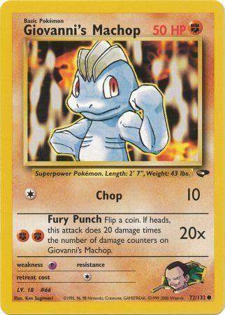 Giovanni's Machop (72) [Gym Challenge] Unlimited - Deck Out Gaming