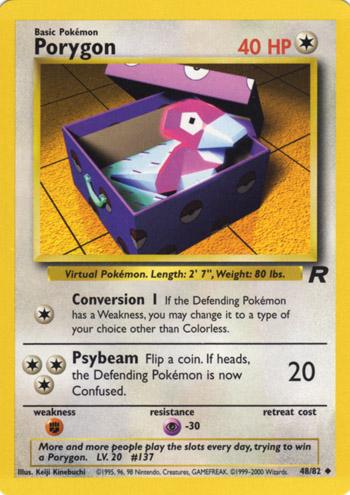 Porygon (48) [Team Rocket] Unlimited - Deck Out Gaming