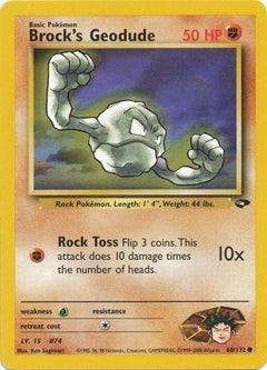 Brock's Geodude (68) [Gym Challenge] Unlimited - Deck Out Gaming