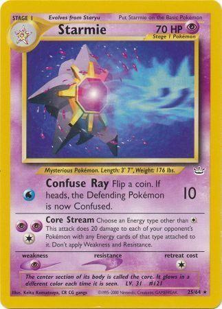 Starmie (25) [Neo Revelation] Unlimited - Deck Out Gaming