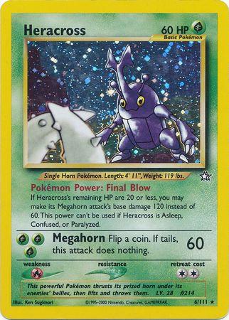 Heracross (6) [Neo Genesis] Unlimited Holofoil - Deck Out Gaming