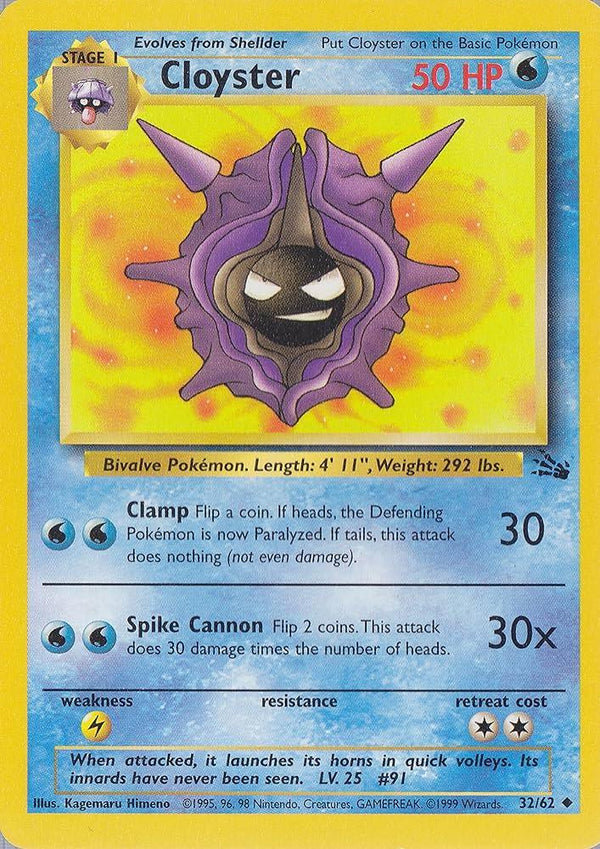 Cloyster (32) [Fossil] Unlimited - Deck Out Gaming