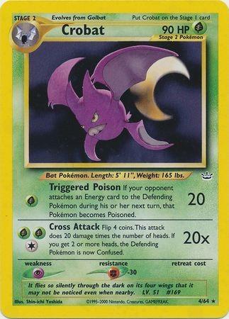 Crobat (4) [Neo Revelation] Unlimited Holofoil - Deck Out Gaming
