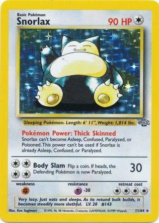 Snorlax (11) (11) [Jungle] Unlimited Holofoil - Deck Out Gaming