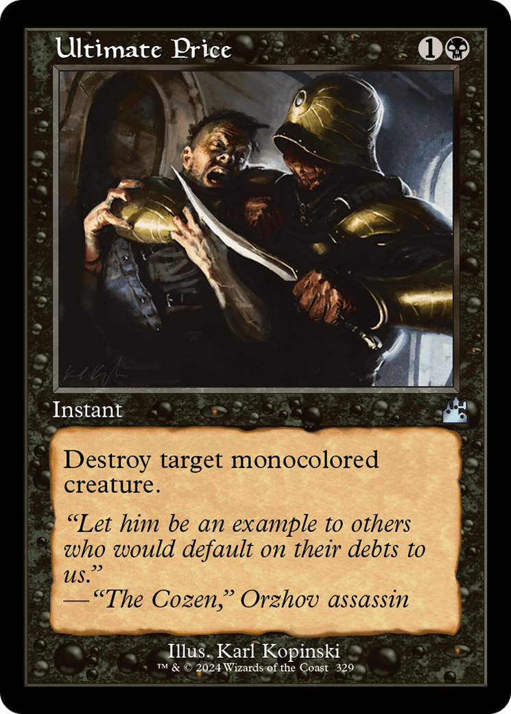 Ultimate Price (Retro Frame) (329) [Ravnica Remastered] - Deck Out Gaming