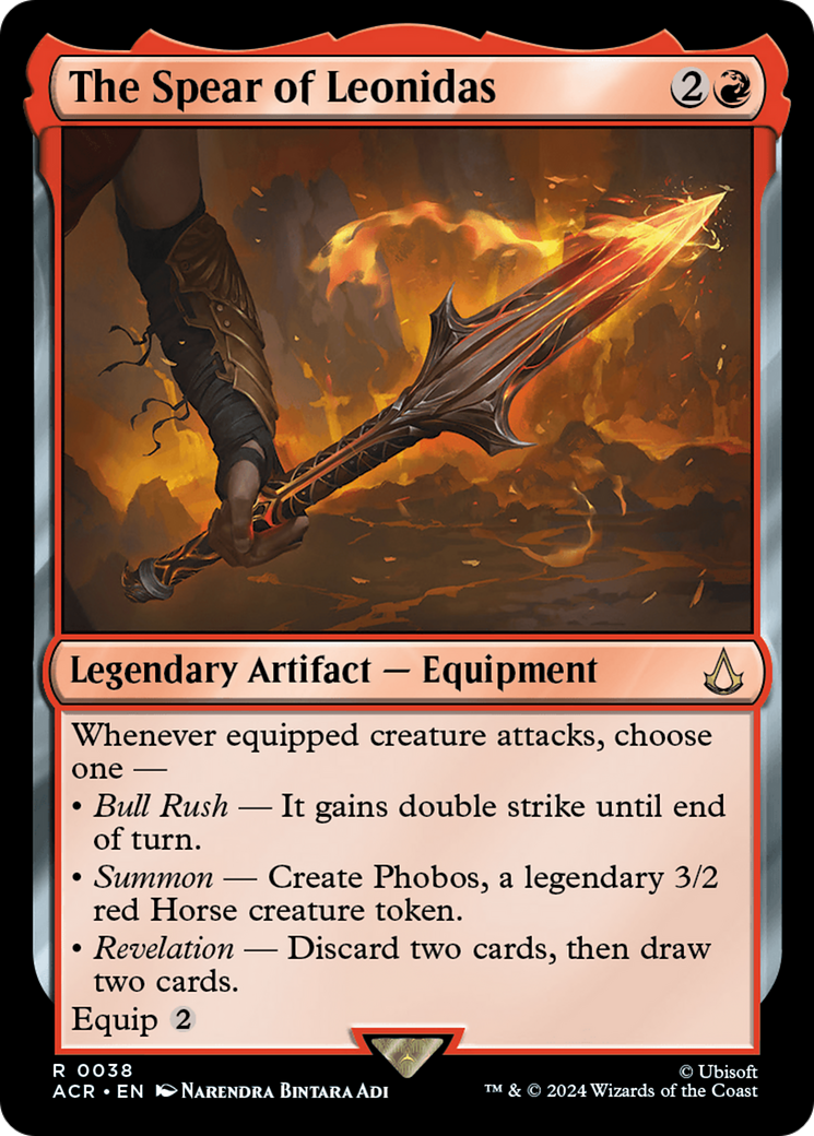 The Spear of Leonidas (38) [Assassin's Creed] foil - Deck Out Gaming