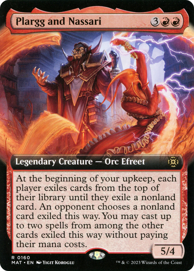 Plargg and Nassari (Extended Art) (160) [March of the Machine: The Aftermath] foil - Deck Out Gaming