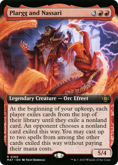 Plargg and Nassari (Extended Art) (160) [March of the Machine: The Aftermath] foil - Deck Out Gaming