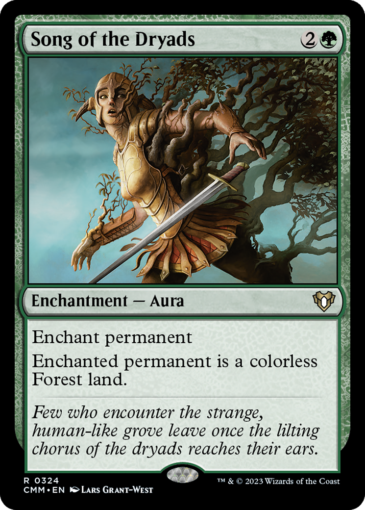 Song of the Dryads (324) [Commander Masters] - Deck Out Gaming