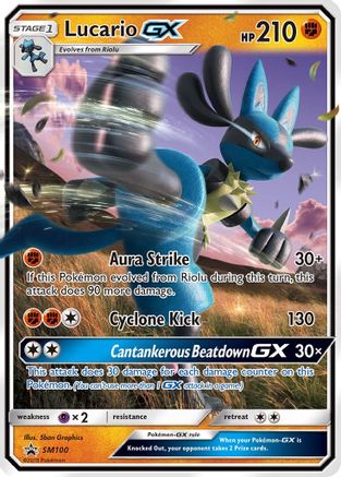 Lucario GX - SM100 (SM100) [SM Promos] Holofoil - Deck Out Gaming