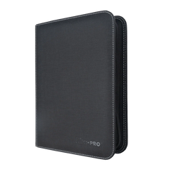 Ultra Pro 4-Pocket Toploader Zippered Premium PRO-Binder - Black - Deck Out Gaming