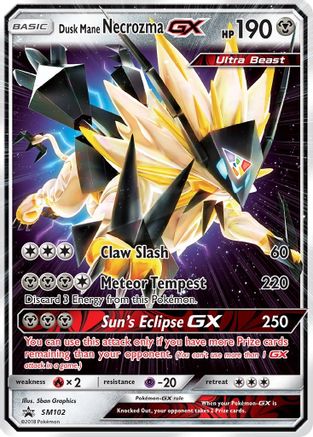 Dusk Mane Necrozma GX - SM102 (SM102) [SM Promos] Holofoil - Deck Out Gaming