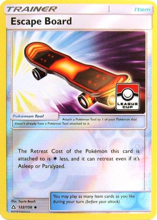 Escape Board - 122/156 (League Cup) (122) [League & Championship Cards] Reverse Holofoil - Deck Out Gaming