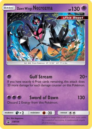 Dawn Wings Necrozma - SM106 (SM106) [SM Promos] Holofoil - Deck Out Gaming