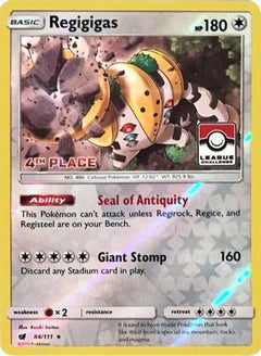 Regigigas - 84/111 (League Challenge) [4th Place] (84) [League & Championship Cards] Reverse Holofoil - Deck Out Gaming