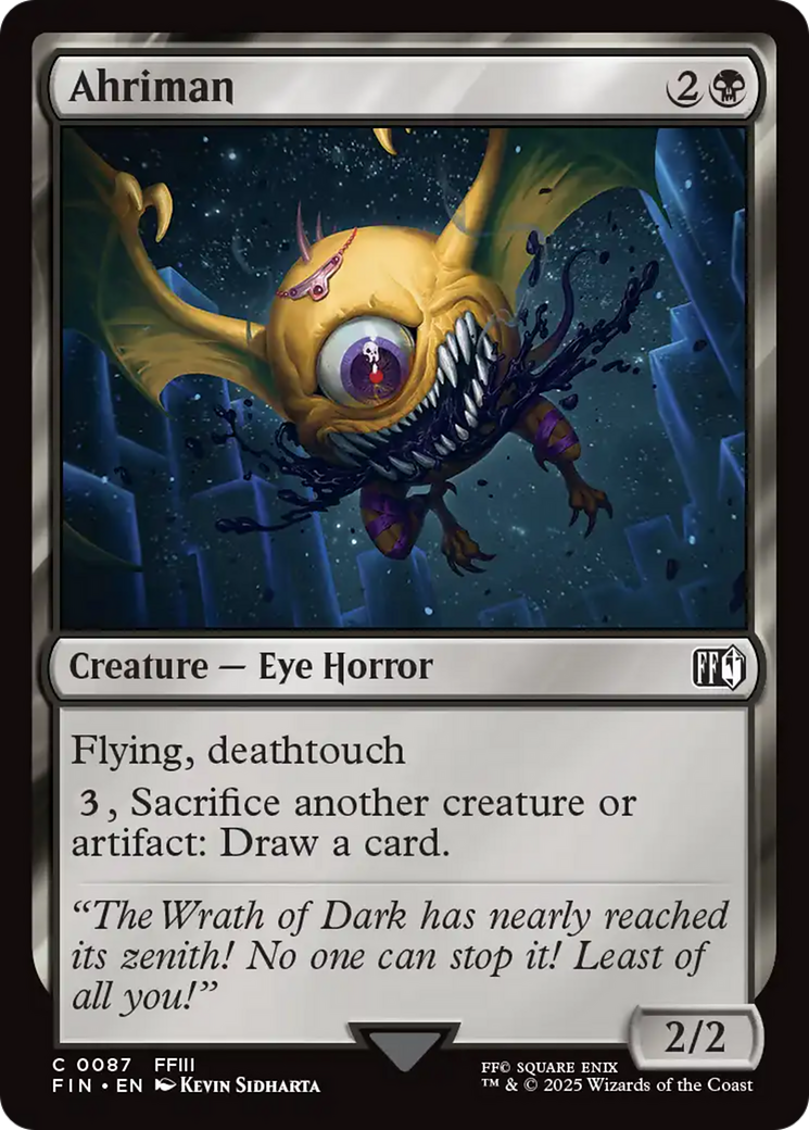 Ahriman (87) [FINAL FANTASY] foil - Deck Out Gaming